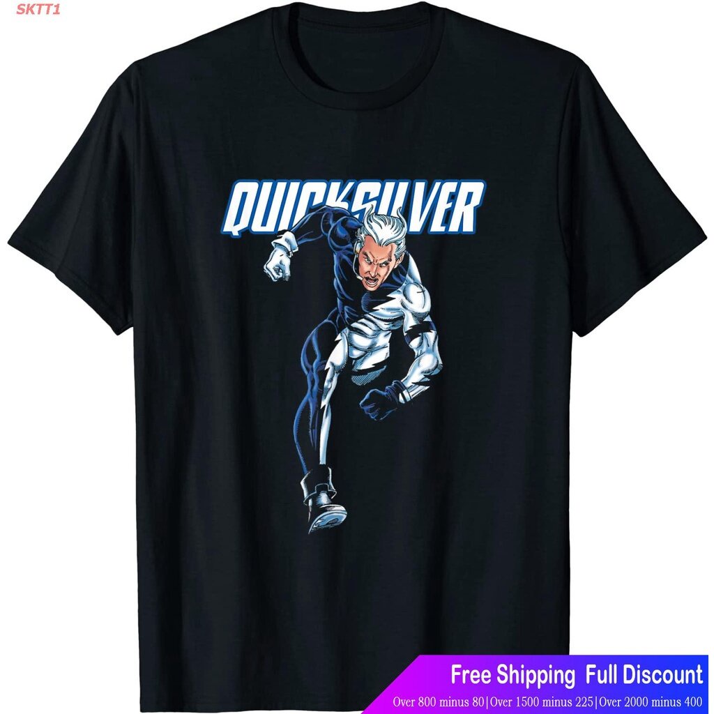 marvelเสื้อยืดผู้ชายและผู้หญิง-marvel-x-men-quicksilver-pietro-maximoff-speed-t-shirt-marvel