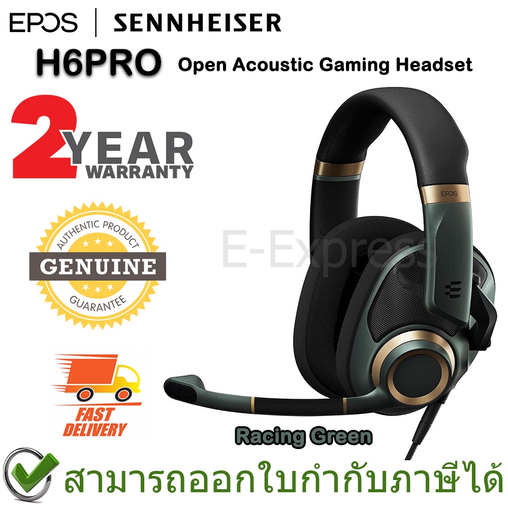 EPOS (Sennheiser) H6PRO Open Acoustic Gaming Headset หูฟังเกมมิ่ง สี ...