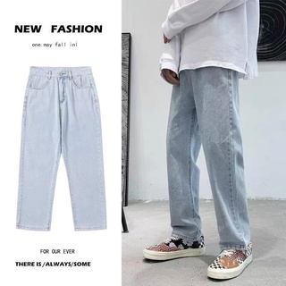 เช็ครีวิวสินค้าใหม่เกาหลีย้อนยุคกางเกงยีนส์สบาย ๆ【kin】กางเกงผู้ชาย