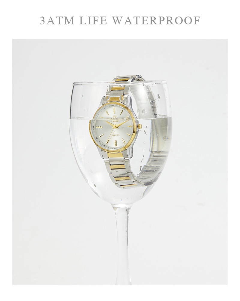 รูปภาพรายละเอียดของ Skmei นาฬิกาข้อมือควอทซ์ อะนาล็อก สายสแตนเลส สีทอง และสีเงิน สําหรับผู้ชาย และผู้หญิง ฟรีกล่อง