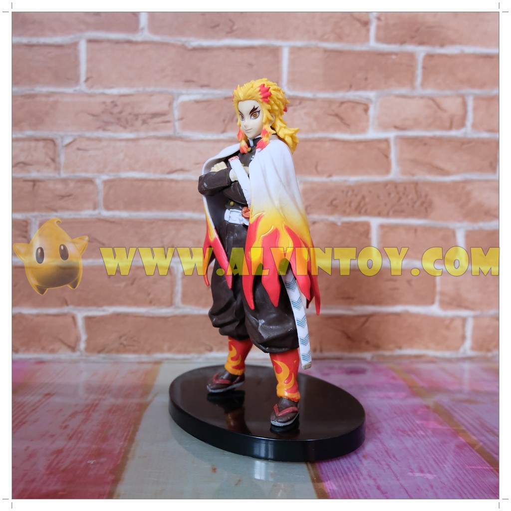 action-figure-kimetsu-no-yaiba-ฟิกเกอร์-ดาบพิฆาตอสูร-เร็นโกคุ-เคียวจูโร่-ขนาดความสูง-16-ซม-มีฐาน-งานสวย