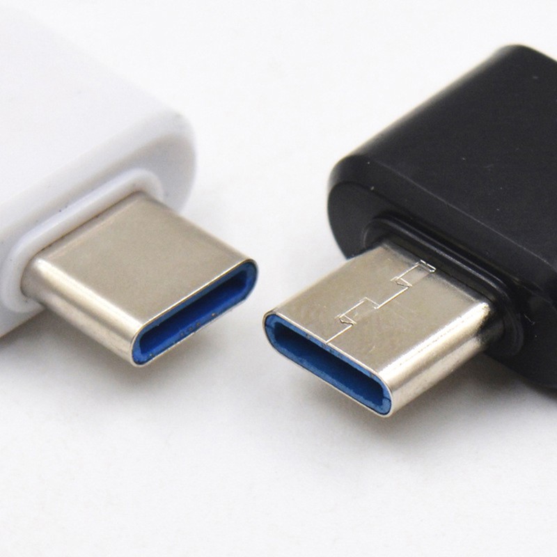 prettyrain-อะแดปเตอร์แปลงข้อมูล-usb-type-c-ตัวผู้-เป็น-usb-2-0-ตัวเมีย-otg-2-ชิ้น