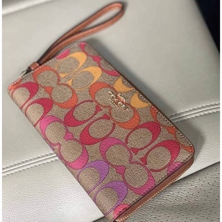 Coach  Large Phone Wallet In Rainbow (C1872)