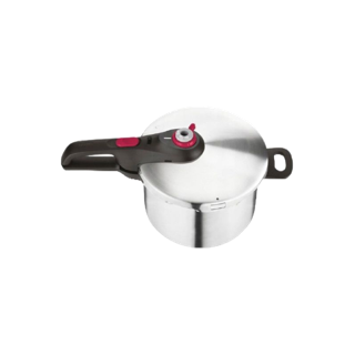 Tefal หม้ออัดแรงดัน ความจุ 6 ลิตร Secure Neo Brushed Red รุ่น P2530750