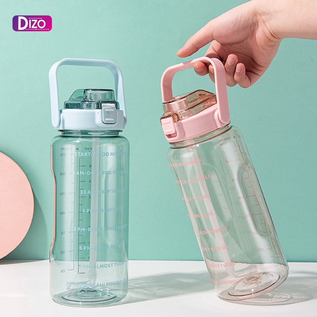 dizo-กระบอกน้ำ-yl1-กระบอกน้ำบอกเวลา-ขวดน้ำบอกเวลา-ขนาด-2000ml-2ลิตร-มีหูจับ