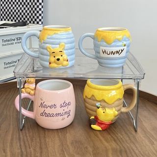 ส่งจากไทย🌈 แก้วน้ำ หมีพูห์ Winnie The Pooh แก้วมัค แก้วกาแฟ ceramic แต่งโต๊ะ แต่งห้อง แต่งบ้าน ของขวัญ