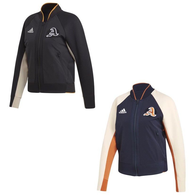 Adidas Collection อาดิดาส เสื้อแจ็คเก็ต ผู้หญิง AT W Jacket VRCT EA0422 BK  / DX8420 NVY (3500) | Shopee Thailand