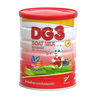 DG 3 DG3 ดีจี 3 นมแพะ สูตร 3 นมแพะสำหรับเด็ก สำหรับเด็กอายุ 1 ปีขึ้นไป ลดภาวะภูมิแพ้ ย่อยยาก ขนาด 400 กรัม 10825