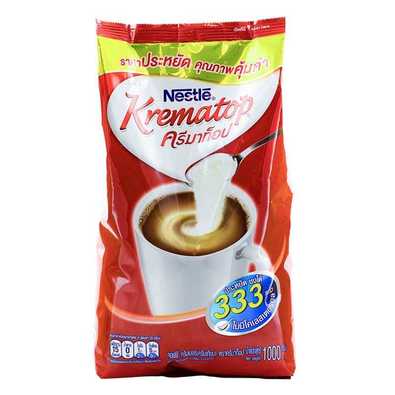 ครีมาท็อปครีมเทียมถุง 1กก. Krematop creamer bag 1 kg. Shopee Thailand