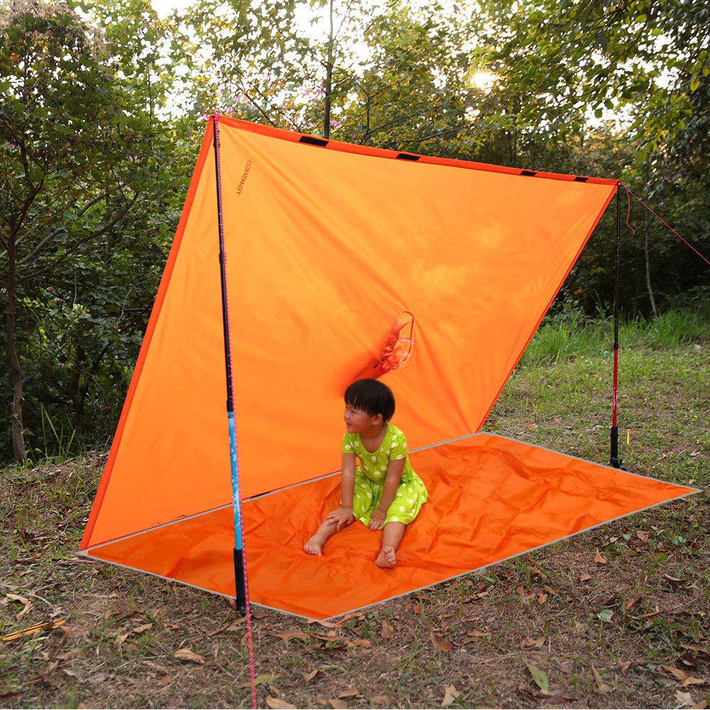 tomshoo-เสื้อกันฝนน้ำหนักเบาสำหรับเดินป่าขี่จักรยาน-hiking-cycling-rain-cover-poncho-rain-coat-outdoor-camping-tent
