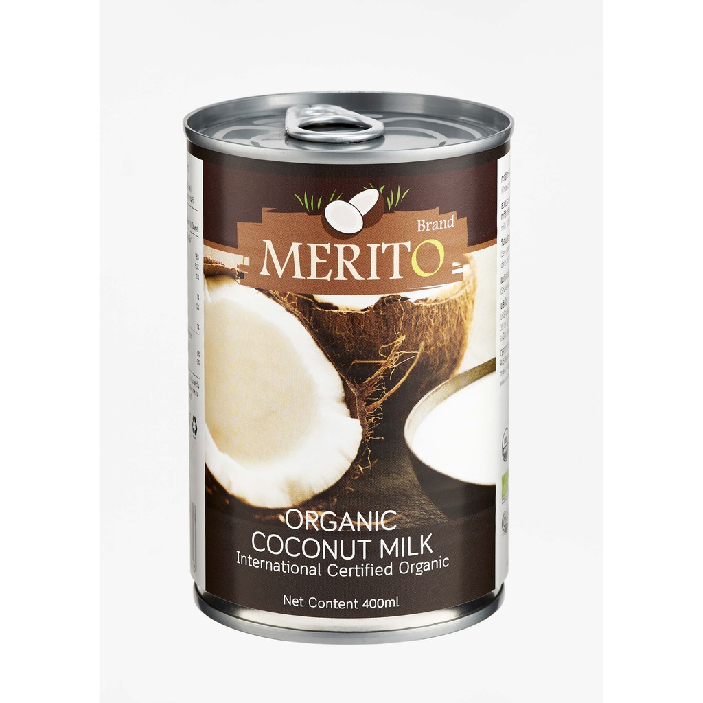 ภาพหน้าปกสินค้าMeritO Organic Coconut Milk 400ml. (เมอริโต้ กะทิออร์แกนิค 400มล) จากร้าน merito_shop บน Shopee
