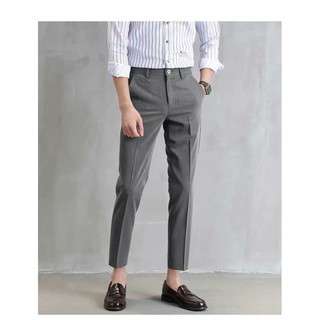 ภาพขนาดย่อของภาพหน้าปกสินค้าFashion Pants กางเกงสแล็คชาย 5ส่วน สไตย์เกาหลี กางเกงขายาวชาย X201 จากร้าน eurekap บน Shopee