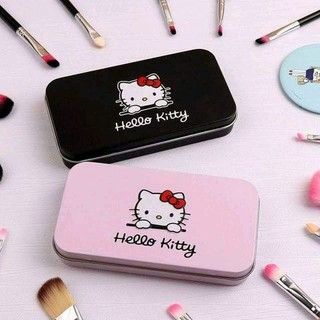 ภาพหน้าปกสินค้าแปรงt Hello Kitty mini brush kit se แต่งหน้าคิตตี้ 7ชิ้น แปรงHelloKitty ชุดแปรงแต่งหน้าคิตตี้ สีชมพู สีดำ ที่เกี่ยวข้อง