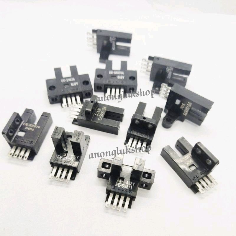 เซ็นเซอร์ก้ามปู Omron EE-SX 471 670 670A 671 671A 672 672A 673 673A 674 ...