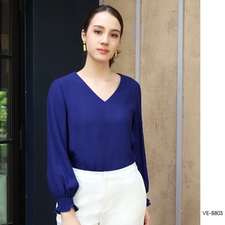 AMILA Blouse VE-B803 by VERONIQA ชีราเม้นท์ แขนยาว IGPU22-4