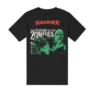 [S-5XL] เสื้อยืด พิมพ์ลายกราฟิก The Plague Of The Zombies By Hammer Horror คุณภาพสูง Diy