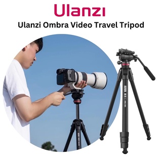 [ส่งใน🇹🇭ใหม่] Ulanzi Ombra Video Travel Tripod ขาตั้งกล้องสำหรับถ่ายวีดีโอ มาพร้อมกับหัวบอลแพนกล้องได้ ฟรีที่จับมือถือ