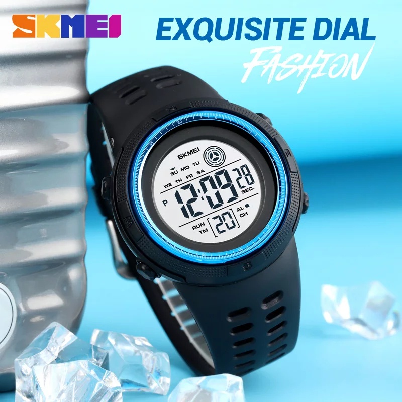 ภาพหน้าปกสินค้าSKMEI 1773 นาฬิกาข้อมือ ดิจิตอล ไฟ 7 สี กันน้ำ 100% จากร้าน lifetimewatch บน Shopee