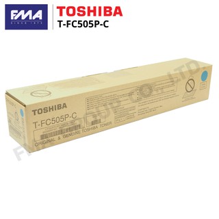 TOSHIBA e-STUDIO หมึกเครื่องถ่ายเอกสารสีฟ้า TFC-505P-C สำหรับรุ่น 3005AC / 3505AC / 5005AC