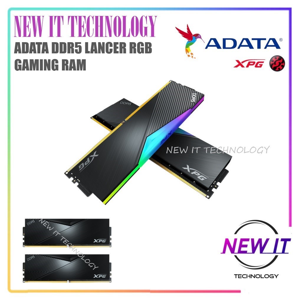 ADATA XPG Lancer Caster & Lancer Blade RGB DDR5 6000MHz Dram Module ...