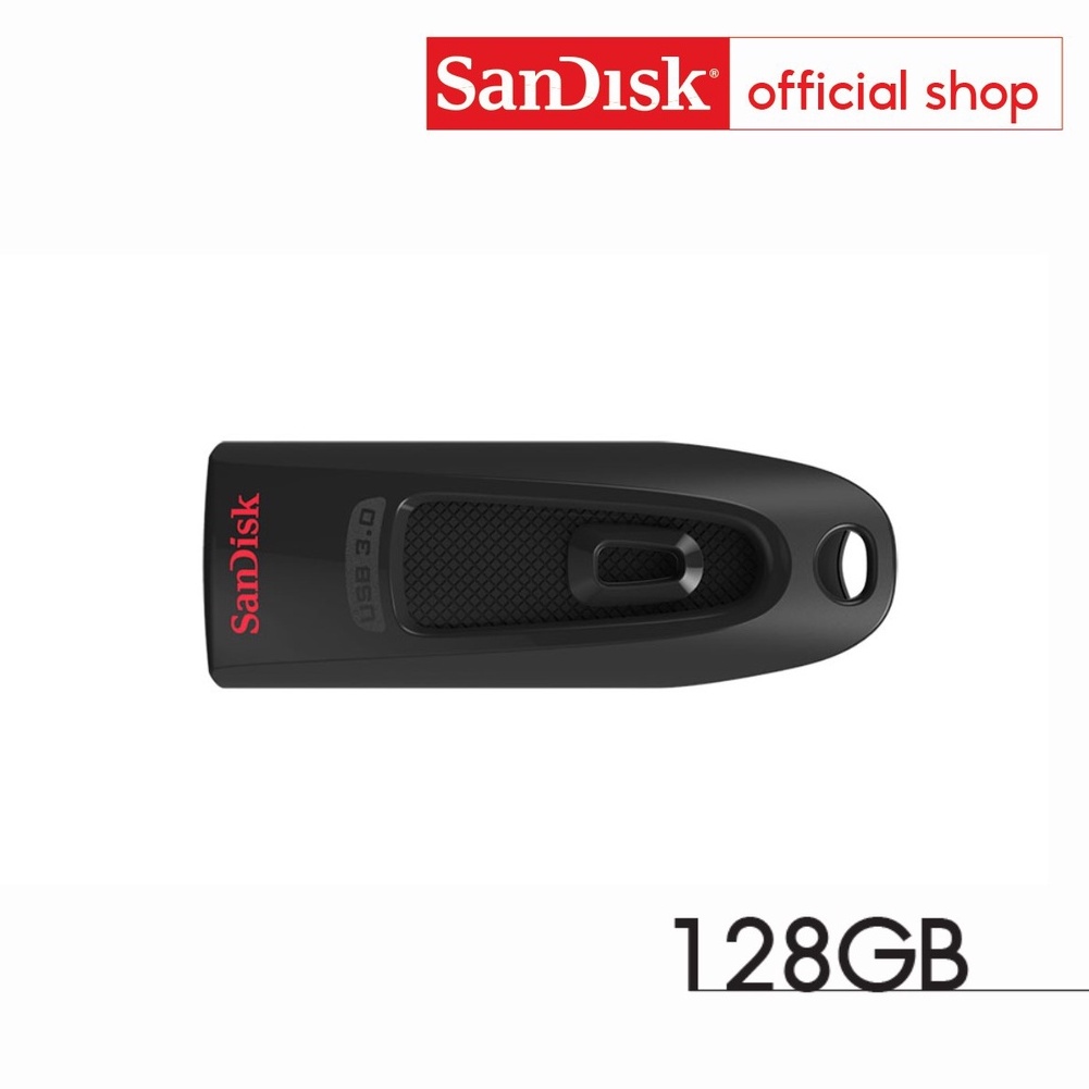 ภาพหน้าปกสินค้าSanDisk Ultra USB 3.0 128GB, USB3.0,อ่าน 100MB/s (SDCZ48_128G_U46, Black)