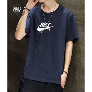 การออกแบบใหม่ที่กําลังมาแรง Nike Tshirt สําหรับผู้ชายสีบริสุทธิ์และผ้าฝ้าย 2Jm