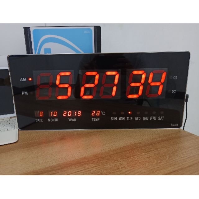 นาฬิกาดิจิตอล-hb5020-49x23x3cm-นาฬิกา-ตั้งโต๊ะ-led-digital-clock-นาฬิกาแขวน-นาฬิกาตั้งโต๊ะ-นาฬิกา-led-นาฬิกาไฟรุ่น5020