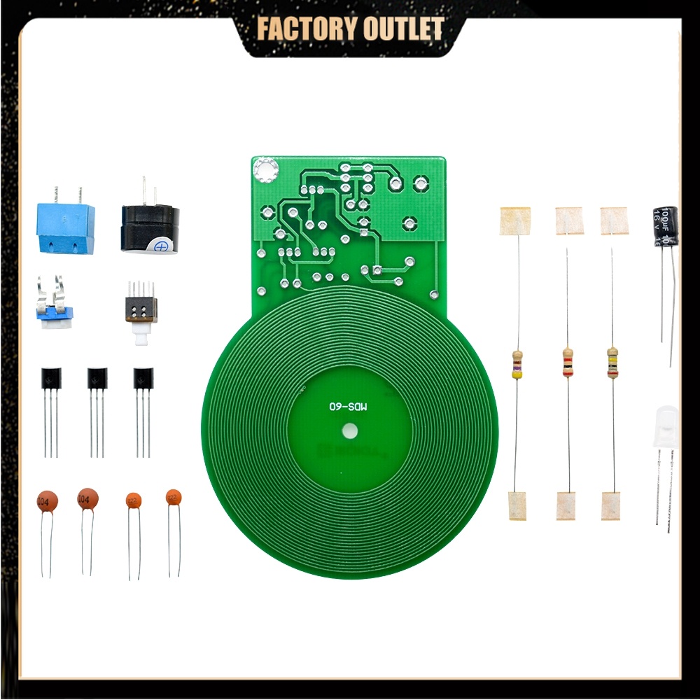 ชุดอุปกรณ์ตรวจจับโลหะอิเล็กทรอนิกส์-dc-3v-5v-60-มม-ไม่สัมผัส-diy