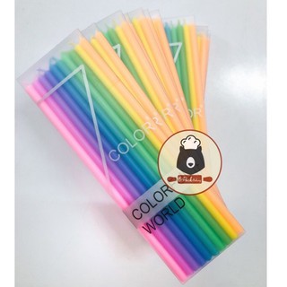 ชุดเทียนวันเกิดสีรุ้ง / Rainbow Candel