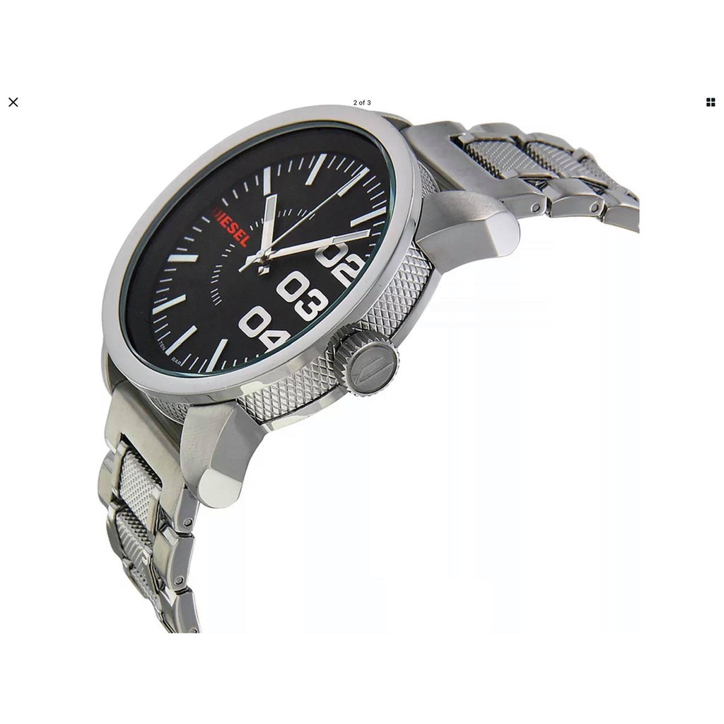 DIESEL MEN S DZ1370 MEGA CHIEF QUARTZ NO.02 Shopee Thailand