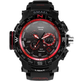 New SMAEL Brand Watches Sport S Shock 50m Waterproof Dive LED Watches Digitial Dual Time Wristwatch Men Relogio Masculin