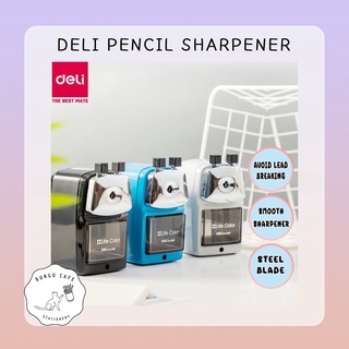 Deli Extend Rotary Pencil Sharpener // เดลี่ เครื่องเหลาดินสอ รุ่น Life color  no.0620