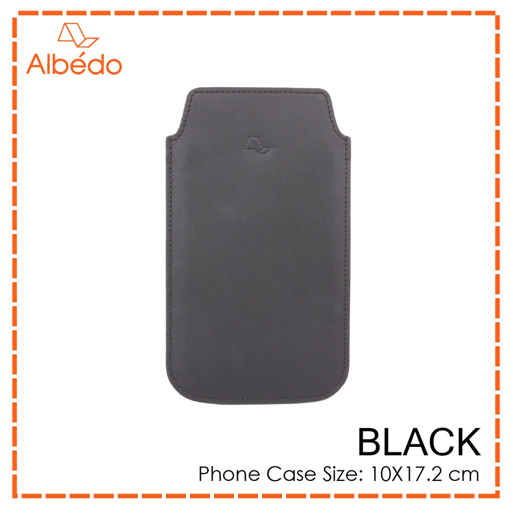 albedo-black-phone-case-กระเป๋าใส่มือถือ-ซองมือถือ-กระเป๋าใส่โทรศัพท์-ซองโทรศัพท์-รุ่น-black-bl00199