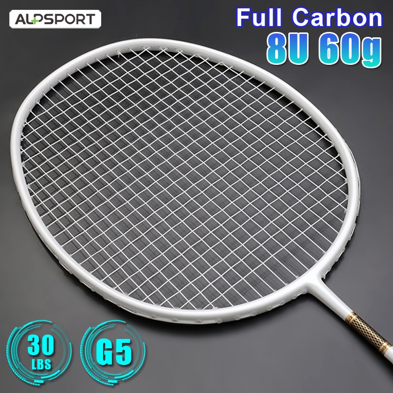 ภาพหน้าปกสินค้าAlpsport ZJ3.0 8U ไม้แบดมินตัน คาร์บอนไฟเบอร์ 100% 22-30 ปอนด์ น้ําหนักเบา พร้อมสายติดตั้งฟรี