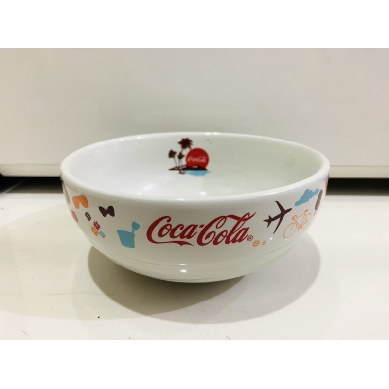 พร้อมส่ง-จานชามลายโค้ก-coca-cola