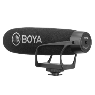 โปรโมชั่น : ไมโครโฟน Boya by-bm 2021 super cadioid microphone สำหรับบันทึกเสียง ไมค์ติดกล้อง มือถือ อุปกรณ์เสริมสำหรับเสียง