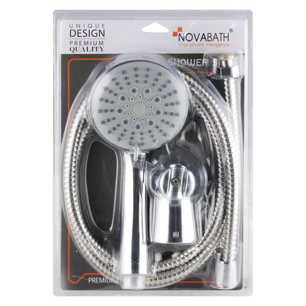 ฝักบัวสายอ่อน-ชุดฝักบัวสายอ่อน-novabath-nvb-hs051-สีโครม-ฝักบัว-ห้องน้ำ-hand-shower-set-novabath-nvb-hs051-chrome