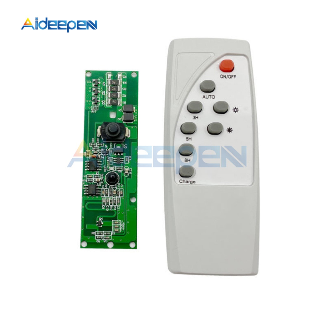 3.2v 3.7V ไมโครเวฟ Radar Body Induction Solar Wall Light Switch Circuit ...