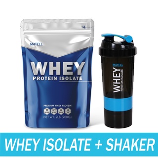 ภาพหน้าปกสินค้าMATELL Whey Protein Isolate เวย์ โปรตีน ไอโซเลท ขนาด Non Soy ซอย แถม แก้วเชค สุ่มสี Shaker 600 ml ที่เกี่ยวข้อง