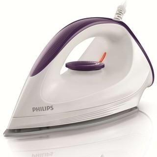 เช็ครีวิวสินค้าPhilips เตารีด แห้ง 1200 วัตต์ รุ่น GC160/22 Dry Iron แผ่นความร้อนกันรอย เตารีดฟิลลิปส์ GC160 รับประกันศูนย์ 2 ปี