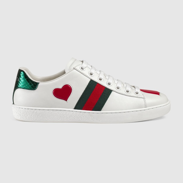 Heart sale gucci sneakers