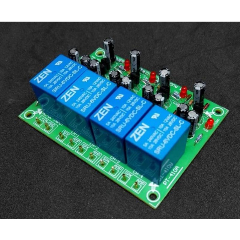 บอร์ดป้องกันลำโพง-4-ch-pt-410a-4-x-10-แอมป์