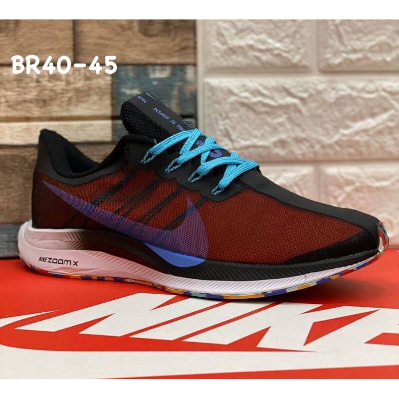 รองเท้าวิ่งnike-zoomx-35-pegasus-turbo-dark-red-blue-size-36-45-new