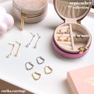 earika.earrings - ต่างหูเงินแท้ S92.5 (เจาะ/หนีบ) เหมาะสำหรับคนแพ้ง่าย - คอลเลคชั่นต้นเดือนกันยายน 2021 (1)