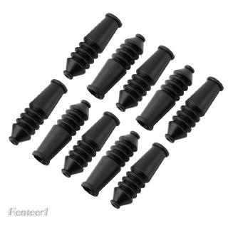 10 Pieces Bicycle V Brake Boots Replacement, Mountain Cycling Flexible Pipe Dirt-Proof Boot V Brake Cable Hose Sleeve