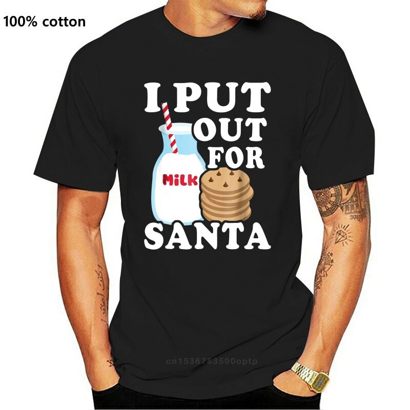 เสื้อยืดผ้าฝ้ายพิมพ์ลายคลาสสิก-เสื้อยืด-พิมพ์ลาย-i-put-out-for-santa-inappriate-christmas-แฟชั่นสําหรับผู้ชาย-2022