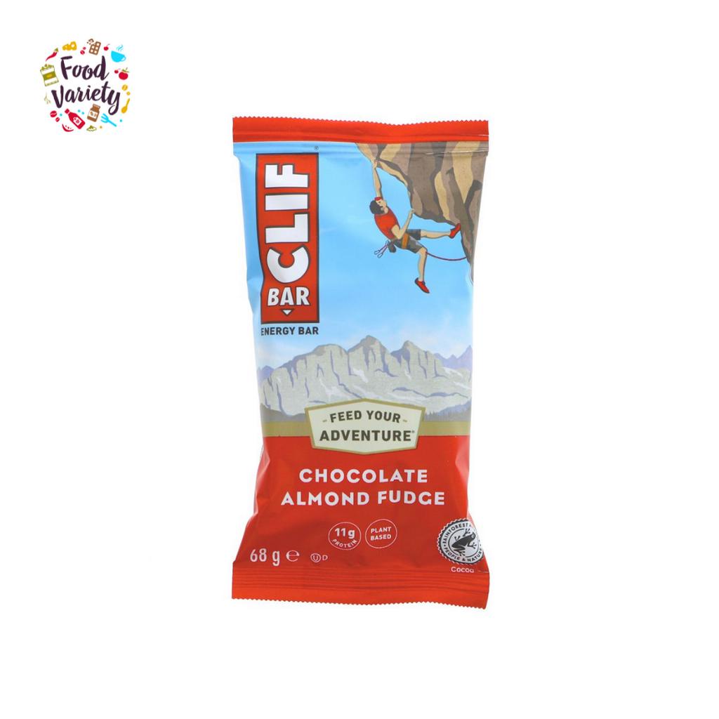 Clif Bar Chocolate Almond Fudge 68g คลิฟ บาร์ ช็อกโกแลต อัลมอนด์ ฟัดจ์
