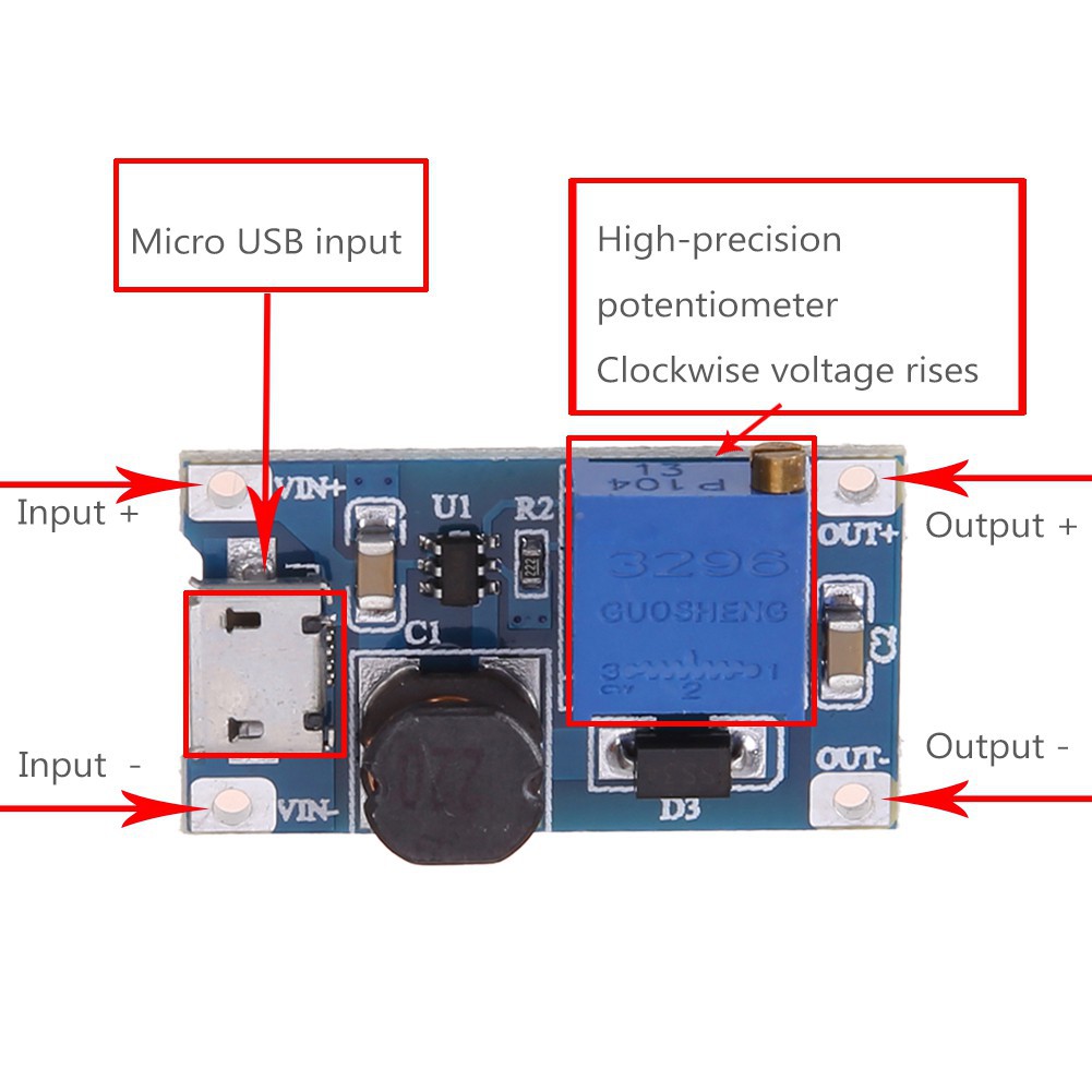 dc-dc-2a-โมดูลแปลงเพาเวอร์ซัพพลาย-step-up-2-24-v-5-ชิ้น