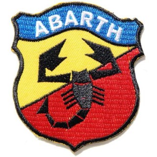 ABARTH ป้ายติดเสื้อแจ็คเก็ต อาร์ม ป้าย ตัวรีดติดเสื้อ อาร์มรีด อาร์มปัก Badge Embroidered Sew Iron On Patches