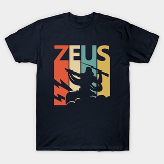 [S-5XL] เสื้อยืดเสื้อยืดพิมพ์ลาย Greek God Zeus สไตล์วินเทจแฟชั่นผู้ชาย 1970s